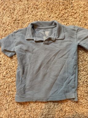 Boys' Short Sleeve Polo Shirt - Gray